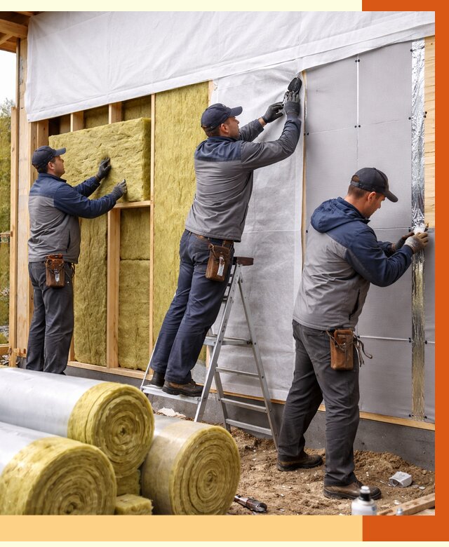 Утепление каркасного дома в Балтийске от 4282 руб./м2 — профессионально | ТепломастерБлт