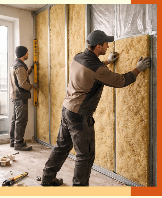 Утепление квартиры изнутри в Балтийске от 4435 руб. за м2 | Проф. работы ТепломастерБлт