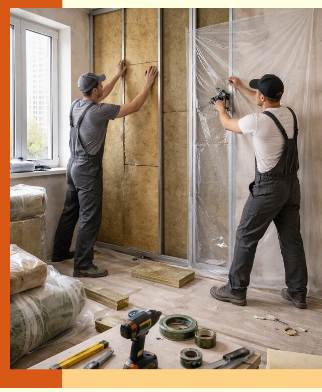 Утепление квартиры изнутри профессионально в Балтийске