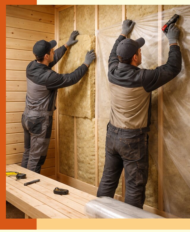 Профессиональное утепление сауны в Балтийске с гарантиями качества