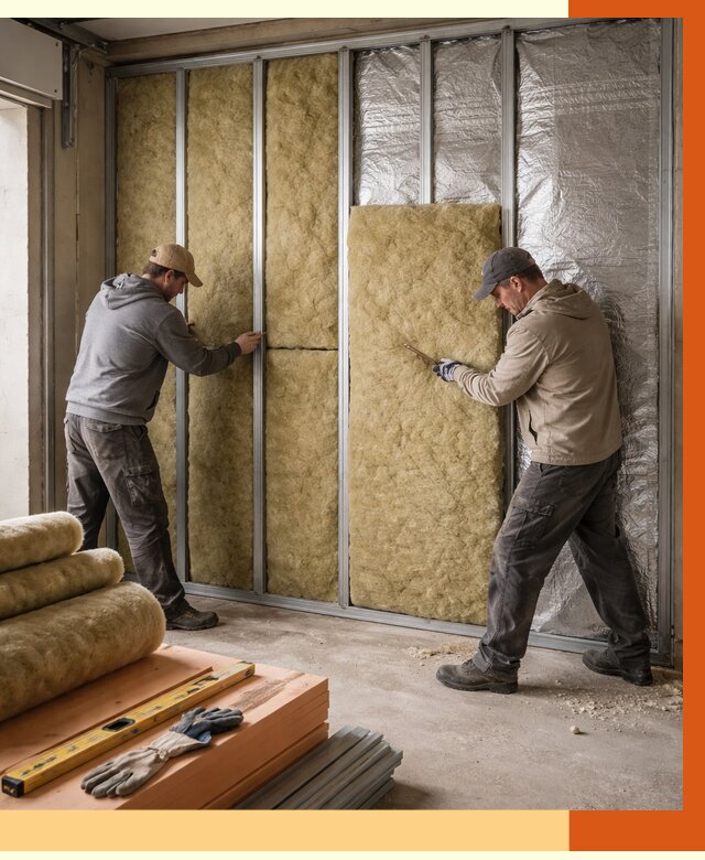 Утепление гаража изнутри в Балтийске от 7646 руб/м2 — работы и цена | ТепломастерБлт