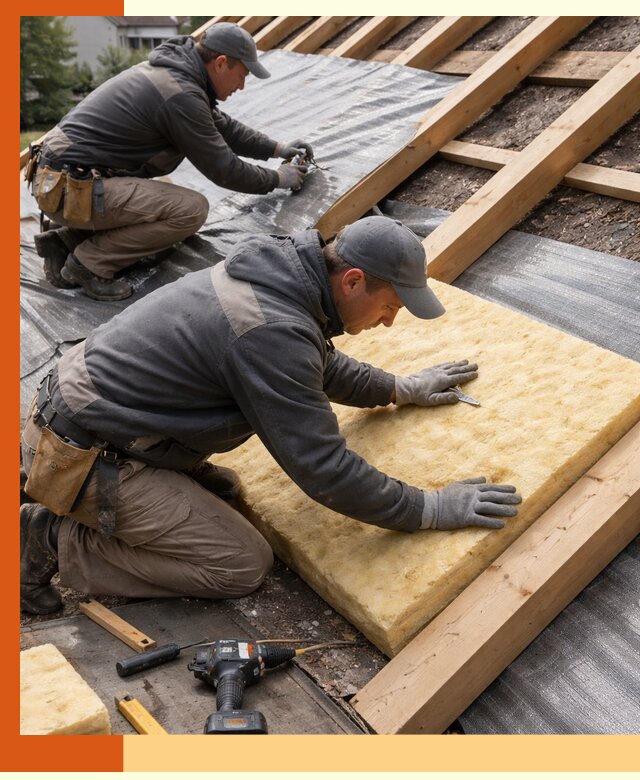 Профессиональное утепление крыши в Балтийске качественно и надежно