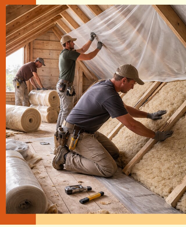 Утепление крыши изнутри в Балтийске: профессионально и надежно