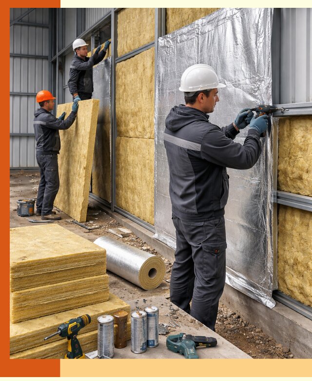 Утепление металлического ангара профессионально в Балтийске