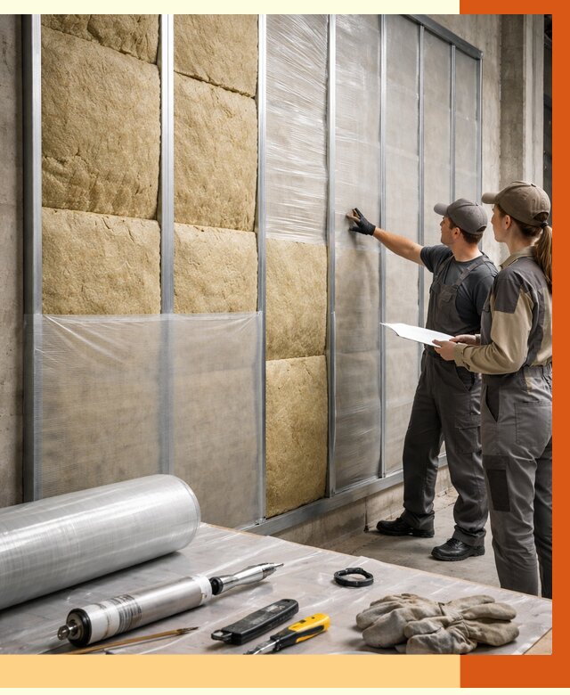 Утепление склада химсырья в Балтийске от 4588 руб. под ключ | ТепломастерБлт