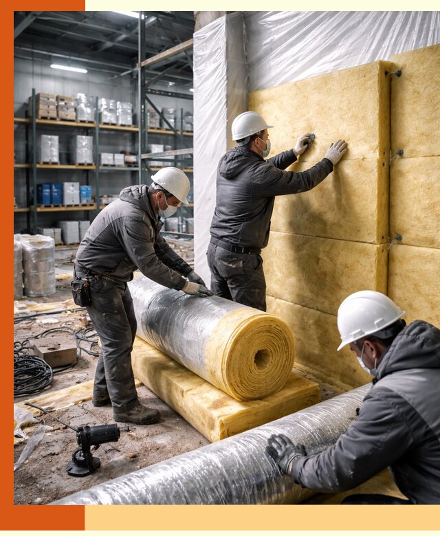 Утепление склада химсырья в Балтийске: безопасная и эффективная изоляция