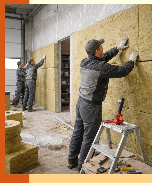 Утепление автосервиса и мастерских в Балтийске качественно и надёжно