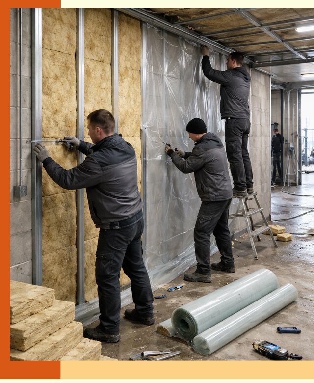 Профессиональное утепление автомойки в Балтийске для любого типа помещений