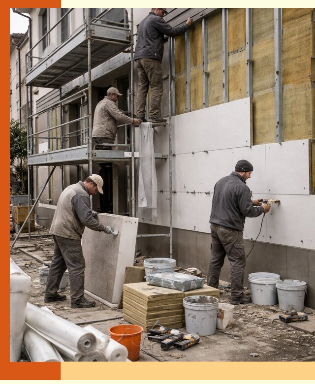 Утепление гостиницы под ключ в Балтийске с гарантией качества