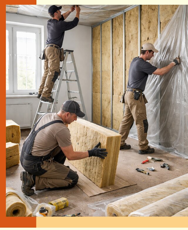 Утепление офисных помещений под ключ в Балтийске