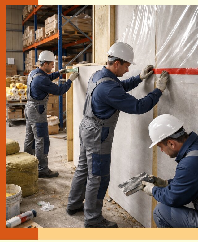 Утепление теплого склада под ключ в Балтийске