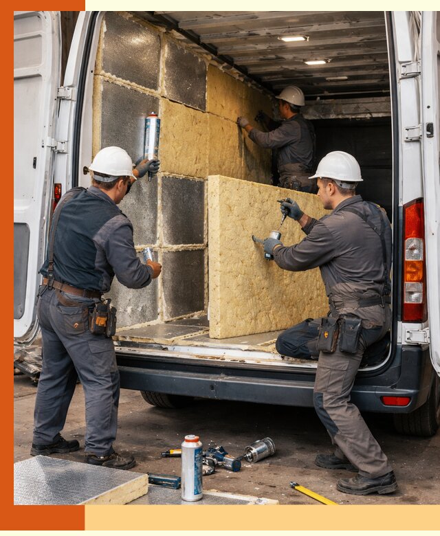 Утепление фургона-рефрижератора в Балтийске для сохранения температуры