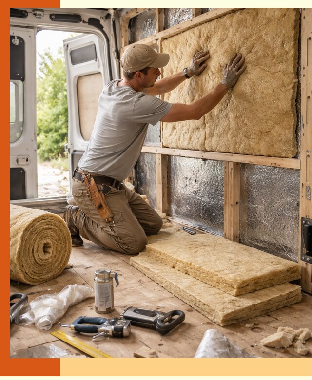 Утепление кемпера под ключ в Балтийске с гарантией качества