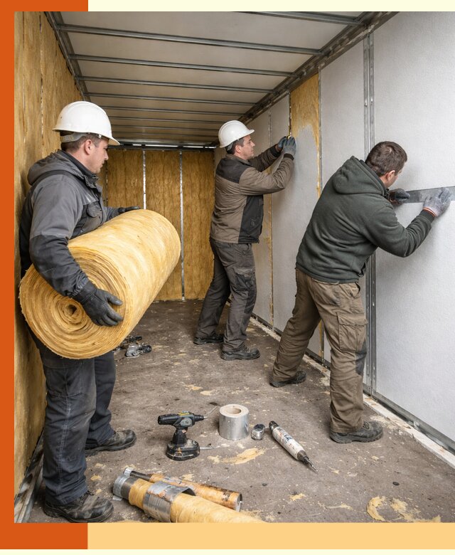 Утепление рефрижераторного контейнера в Балтийске профессионально и надежно