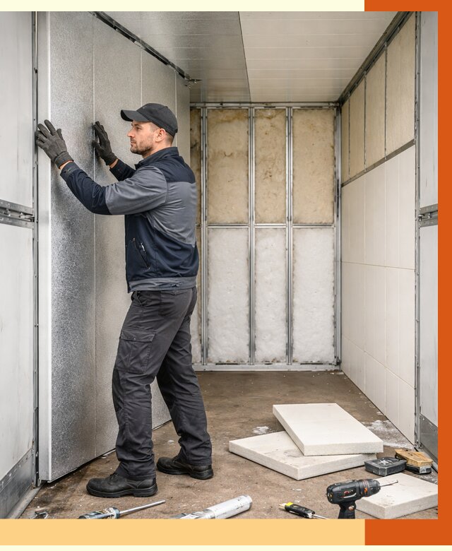 Утепление холодильного кузова в Балтийске от 13763 руб. под ключ | ТепломастерБлт