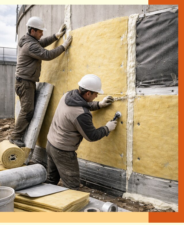 Утепление резервуара в Балтийске от 28036 руб/м2 — монтаж ППУ и комплекс под ключ | ТепломастерБлт