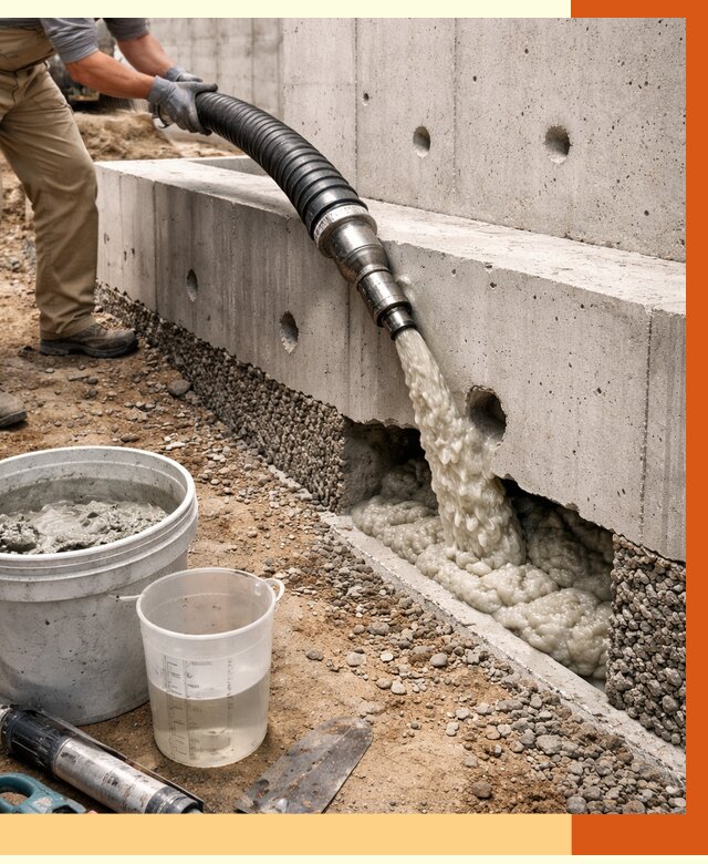 Заполнение полостей фундамента в Балтийске от 6933 руб. под ключ | ТепломастерБлт