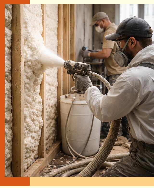 Утепление пеноизолом жилых и коммерческих объектов в Балтийске