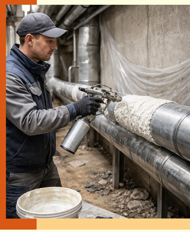 Утепление труб жидкой теплоизоляцией в Балтийске