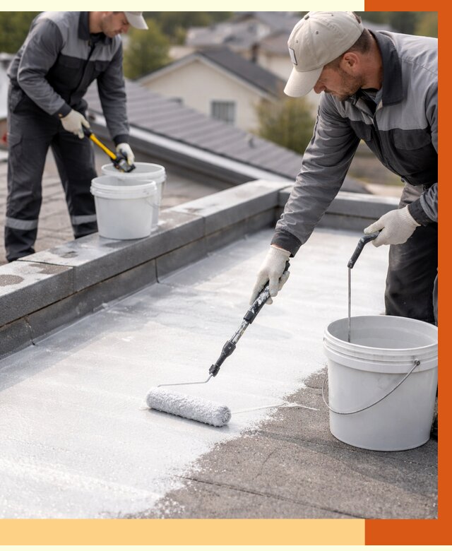 Утепление кровли жидкой теплоизоляцией в Балтийске от 2192 руб./м2 | ТепломастерБлт