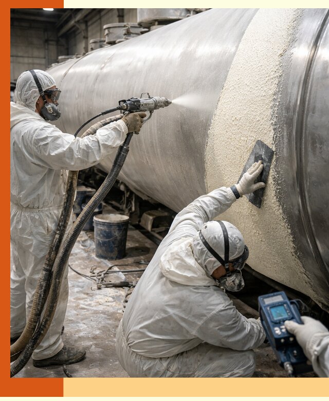 Утепление автоцистерн жидкой теплоизоляцией в Балтийске