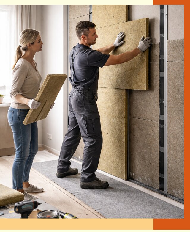 Профессиональная шумоизоляция квартиры в Балтийске от 7646 руб. за м2 | ТепломастерБлт