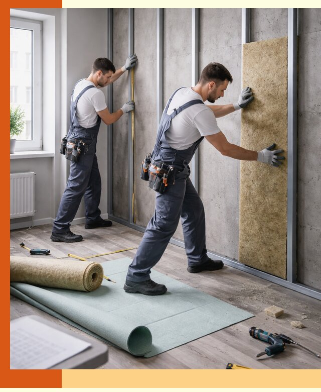 Шумоизоляция квартиры под ключ в Балтийске — профессионально и гарантированно