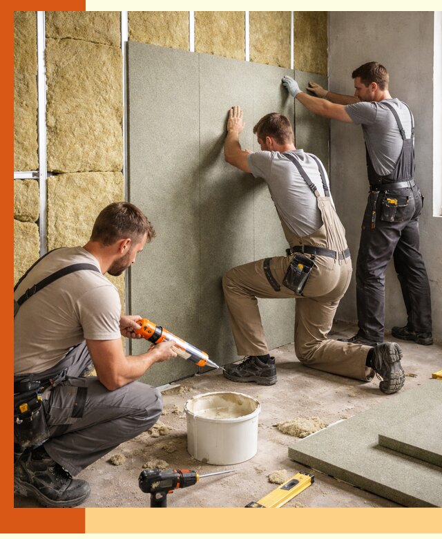 Профессиональная шумоизоляция стен в Балтийске для квартир и домов