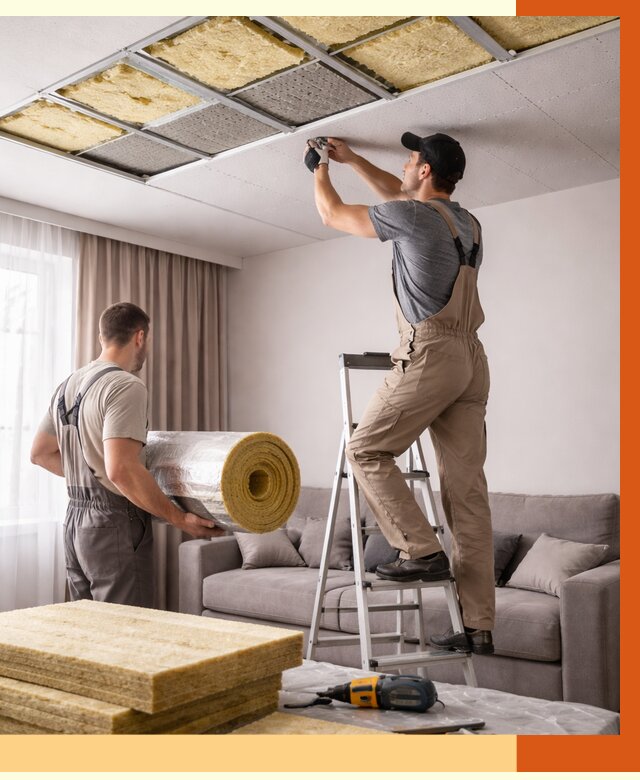 Шумоизоляция потолка в Балтийске от 2294 руб. под ключ | Профессионально — ТепломастерБлт