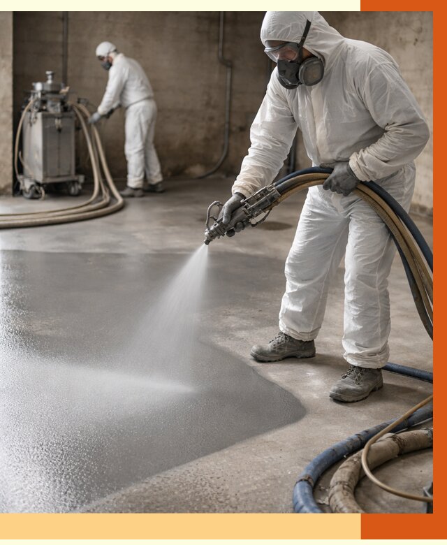 Гидроизоляция полимочевиной в Балтийске от 8666 руб/м² — напыление полимерной гидроизоляции | ТепломастерБлт