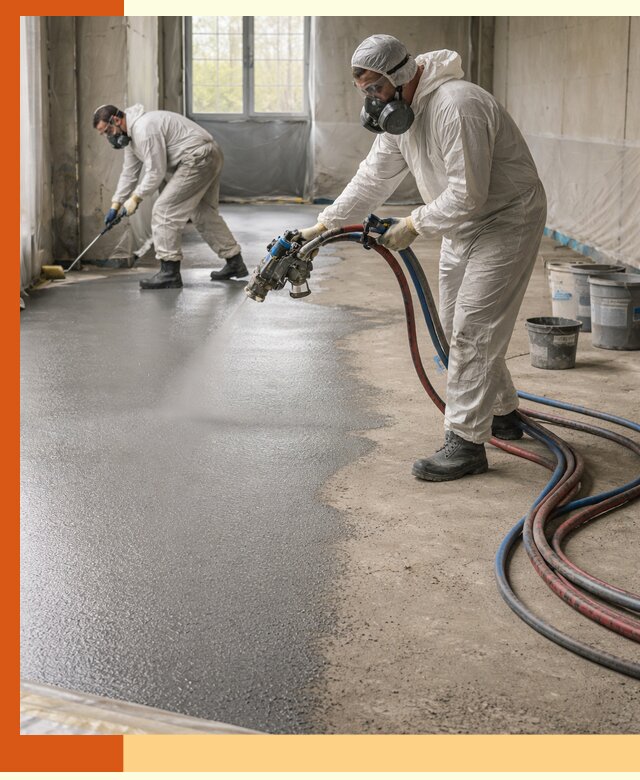 Гидроизоляция полимочевиной полов и конструкций в Балтийске