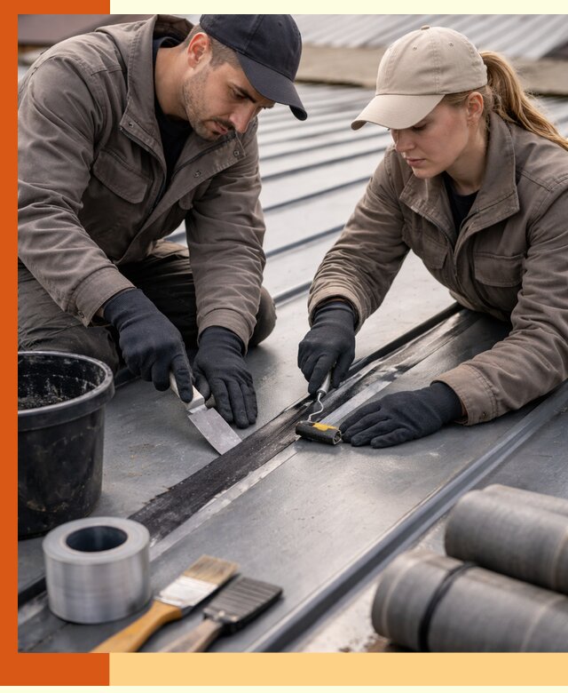 Гидроизоляция фальцевой кровли в Балтийске качественно и надежно