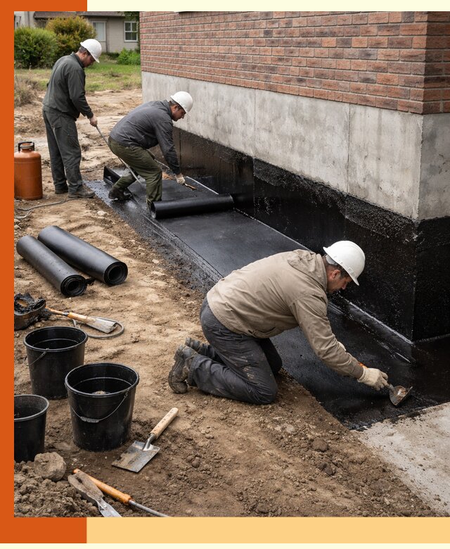 Гидроизоляция фундамента в Балтийске: надежная защита строений