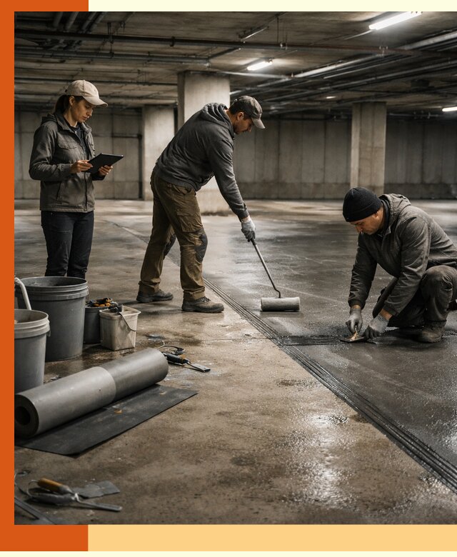 Гидроизоляция паркинга в Балтийске: качественная защита зданий