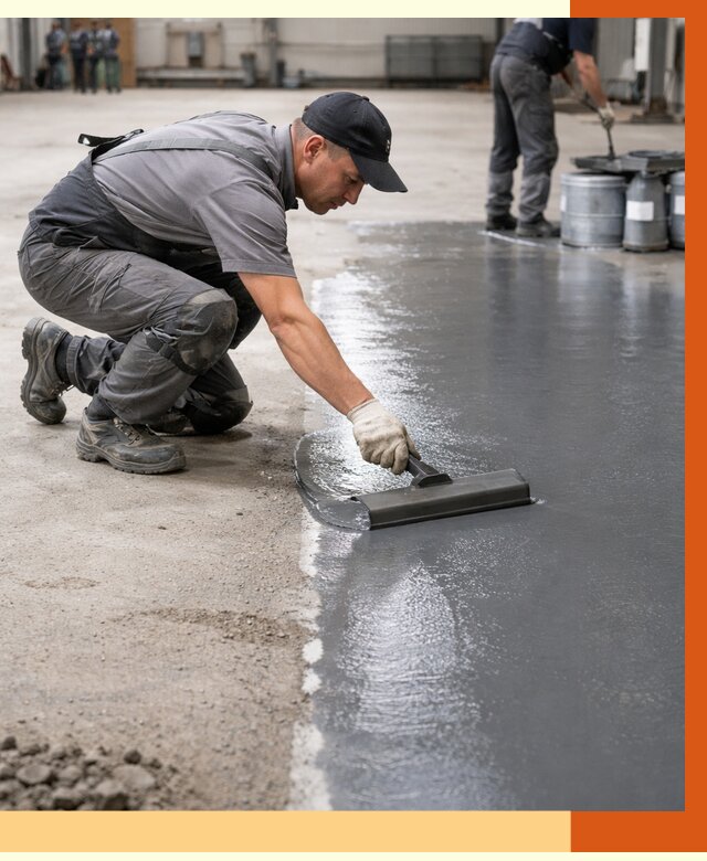 Гидроизоляция промышленного пола в Балтийске от 1223 руб./м2 — ТепломастерБлт специалисты под ключ