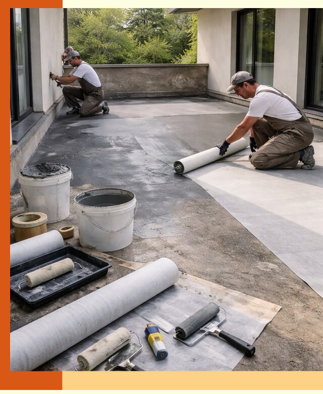 Гидроизоляция террасы в Балтийске — надежная защита от влаги и протечек