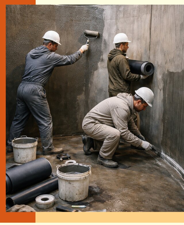 Гидроизоляция резервуара профессионально в Балтийске