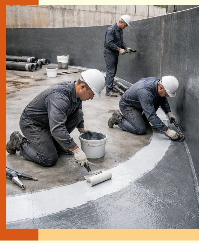 Гидроизоляция резервуара для топлива в Балтийске