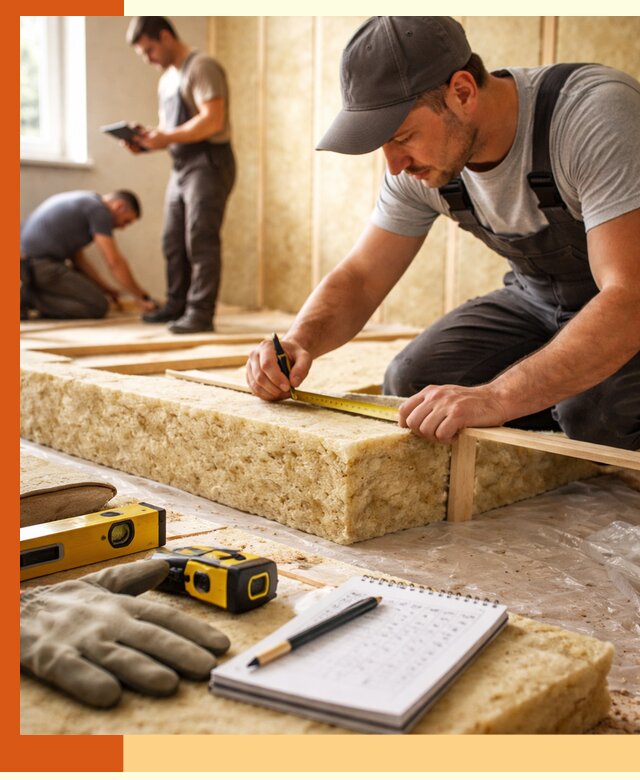 Расчет толщины утеплителя для зданий и помещений в Балтийске