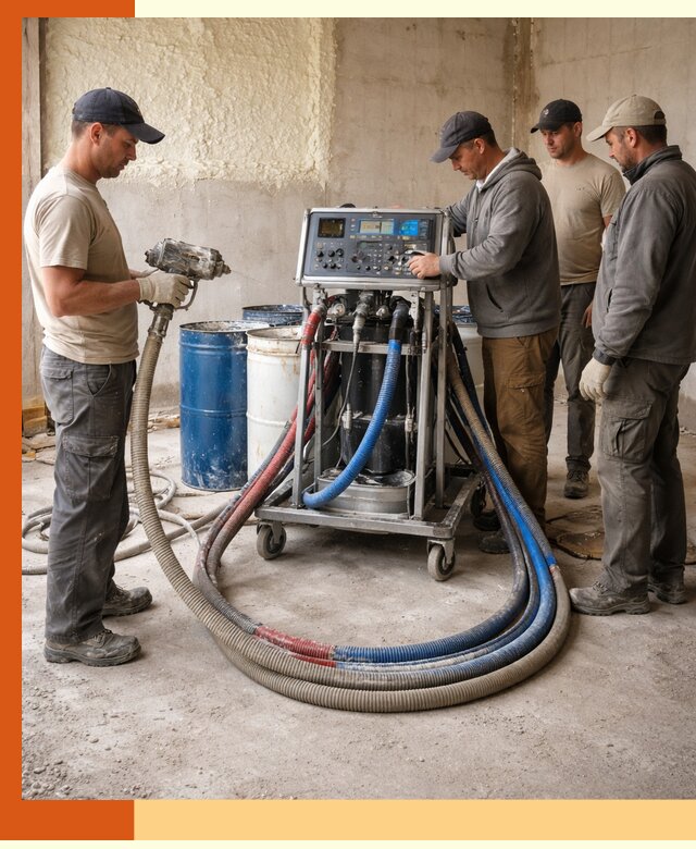 Аренда установки для напыления ППУ в Балтийске на выгодных условиях